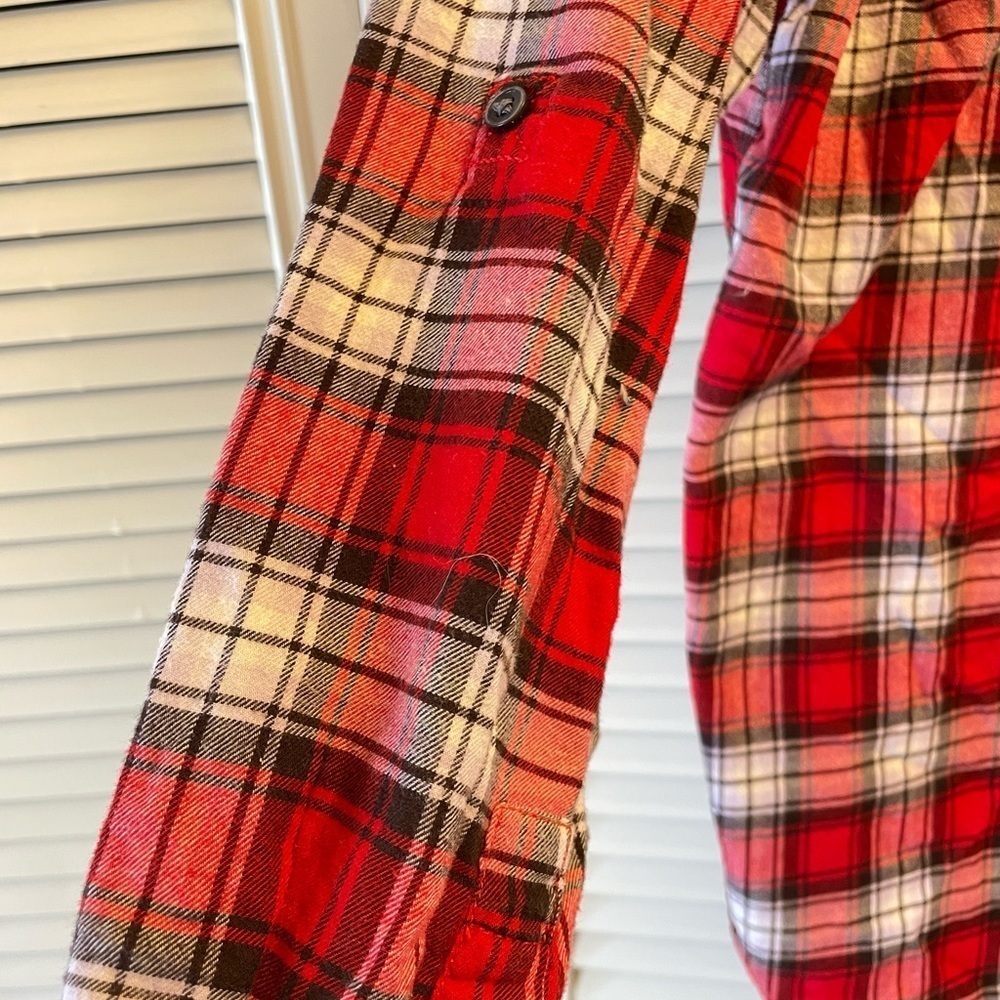 Land’s End Flannel Tunic Top Size 16 - Picture 3 of 5